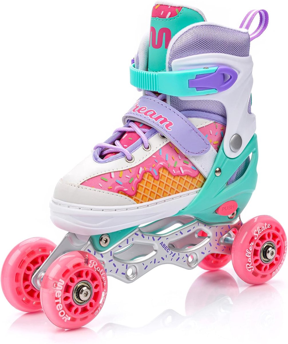 Inline skates 4 in 1 voor kinderen en volwassenen - verstelbare maat - veelzijdig en ruimtebesparend - voor elk seizoen - ShopVlot