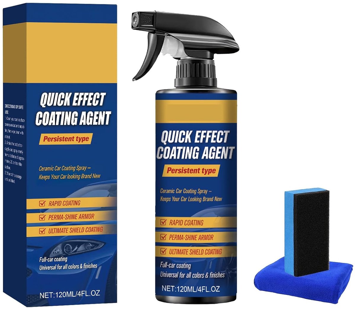Auto Coating Spray 120ml - Sneldrogende formule - Verfverzorging - Effectieve bescherming - ShopVlot
