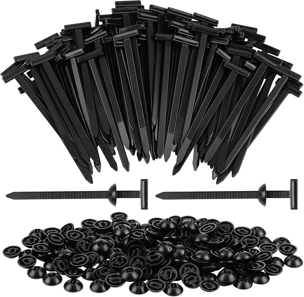 Kabelbinders 1 stuks - Plastic - Flexibel - Ideaal voor het ordenen van kabels - ShopVlot