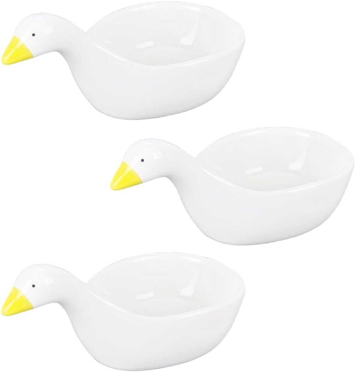 Keramische gans ring schotel - handgemaakt - schattig ontwerp - perfecte sieradenhouder - ShopVlot