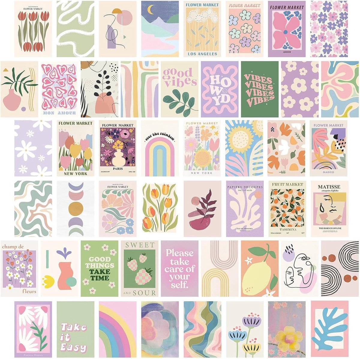 Vinylstickers 100 stuks - zelfklevend - waterdicht - voor creatieve projecten - ShopVlot