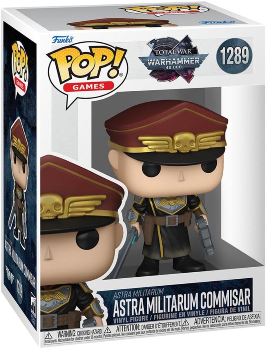 FUNKO POP GAMES: WARHAMMER- ASTRA MILITARUM COMMISAR