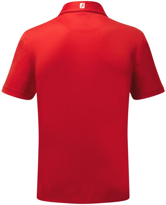 Footjoy Pique Poloshirt 91825 Rood van Footjoy — afbeelding 2
