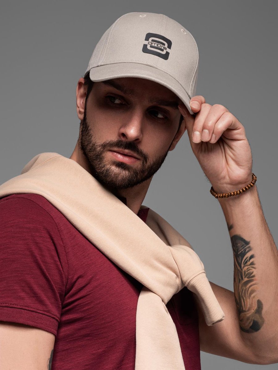 OMBRE Hoed - Effen Asgrijs ONE SIZE