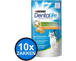 10x Dentalife - Kattensnack Kip - Kattenvoer Snacks - 40 g