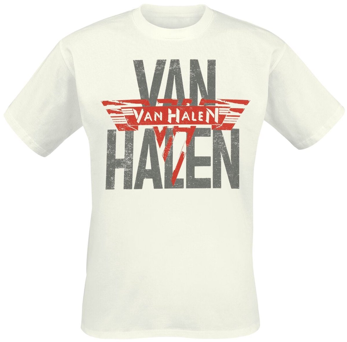 Van Halen Los Tour Heren T-shirt - wit - M