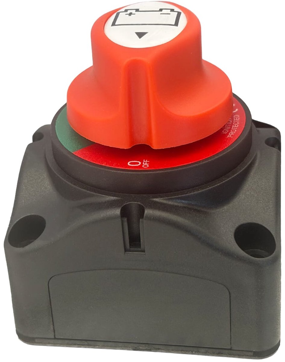 ProRide Accuschakelaar 275A 12-48V DC - Zware Uitvoering - Batterij Isolator Aan/Uit - Opbouw