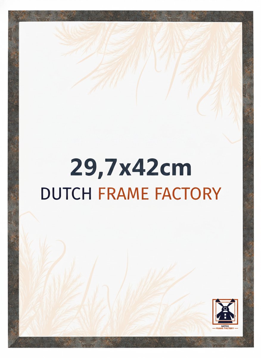 Dutch Frame Factory Fotolijst A3 29,7x42 cm - MDF - Geoxideerd Metaal - Benno
