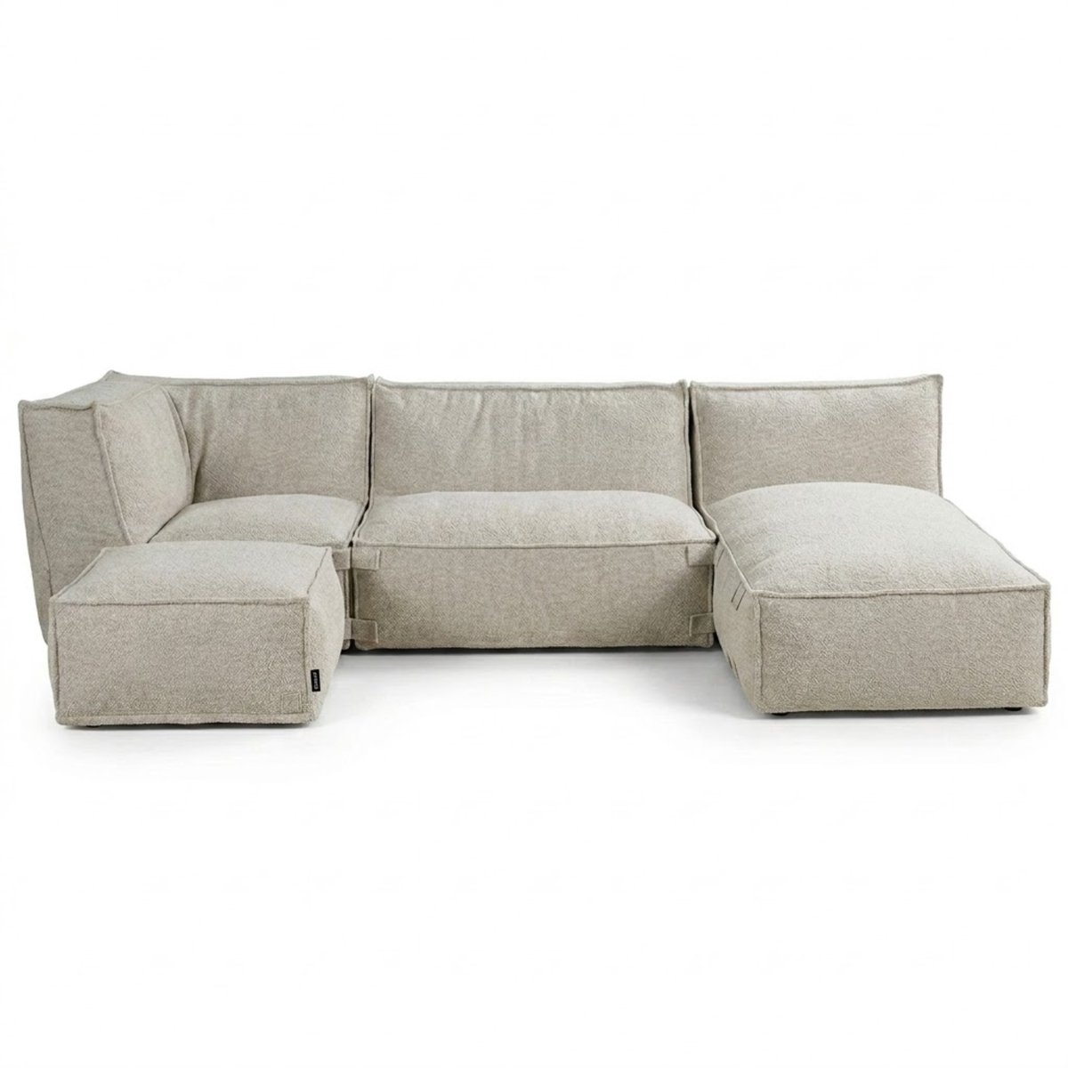 Modulaire Indoor Loungebank L Kiki Bouclé Taupe