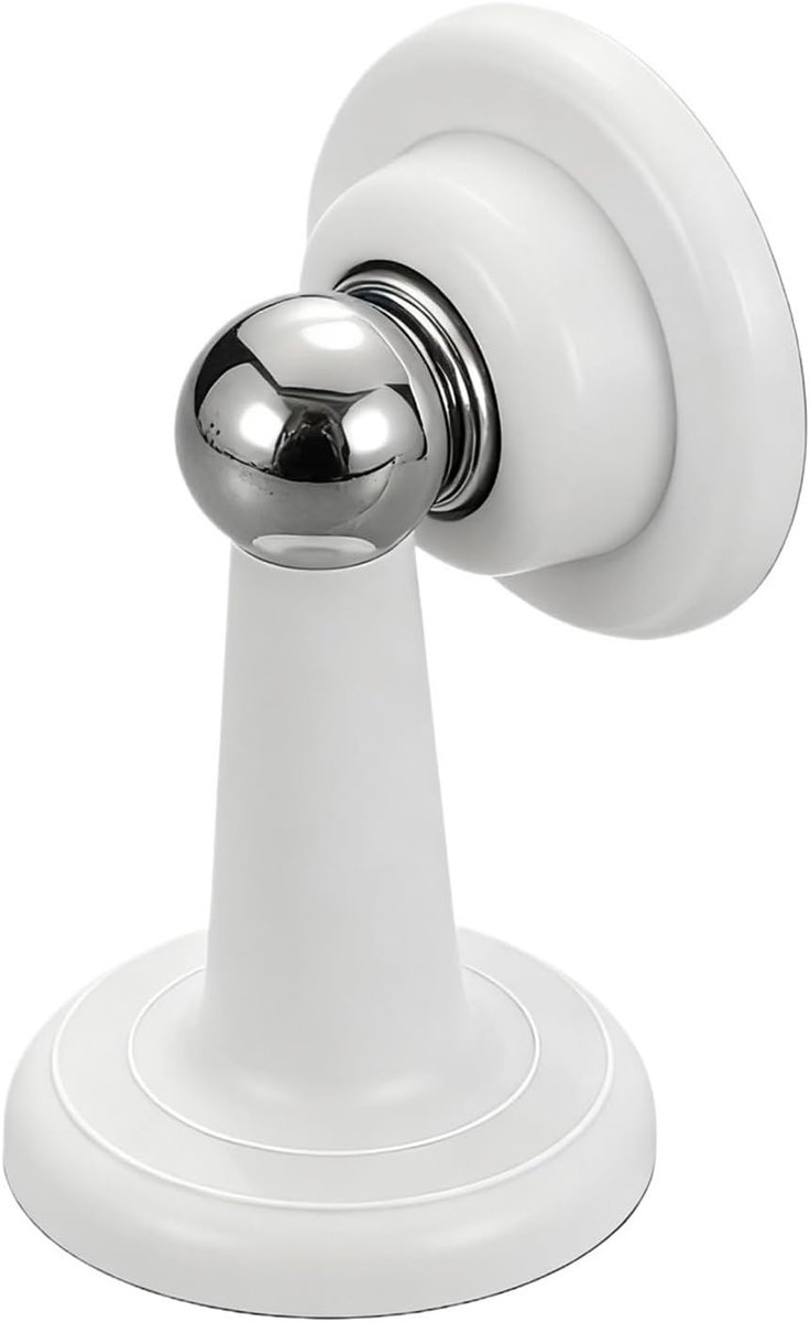 Magnetische Deurstopper - Deurhouder Deurvastzetter - Deuren Open Houden - Zonder Boren Installeren - 10x10x10 mm - Wit
