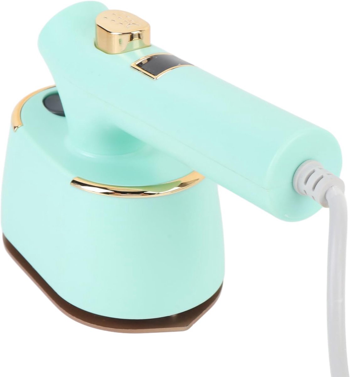 Draagbaar Stoomstrijkijzer - Mini strijkapparaat - Snel kleding strijken - Anti-dry burn functie - 120ml tank - Groen