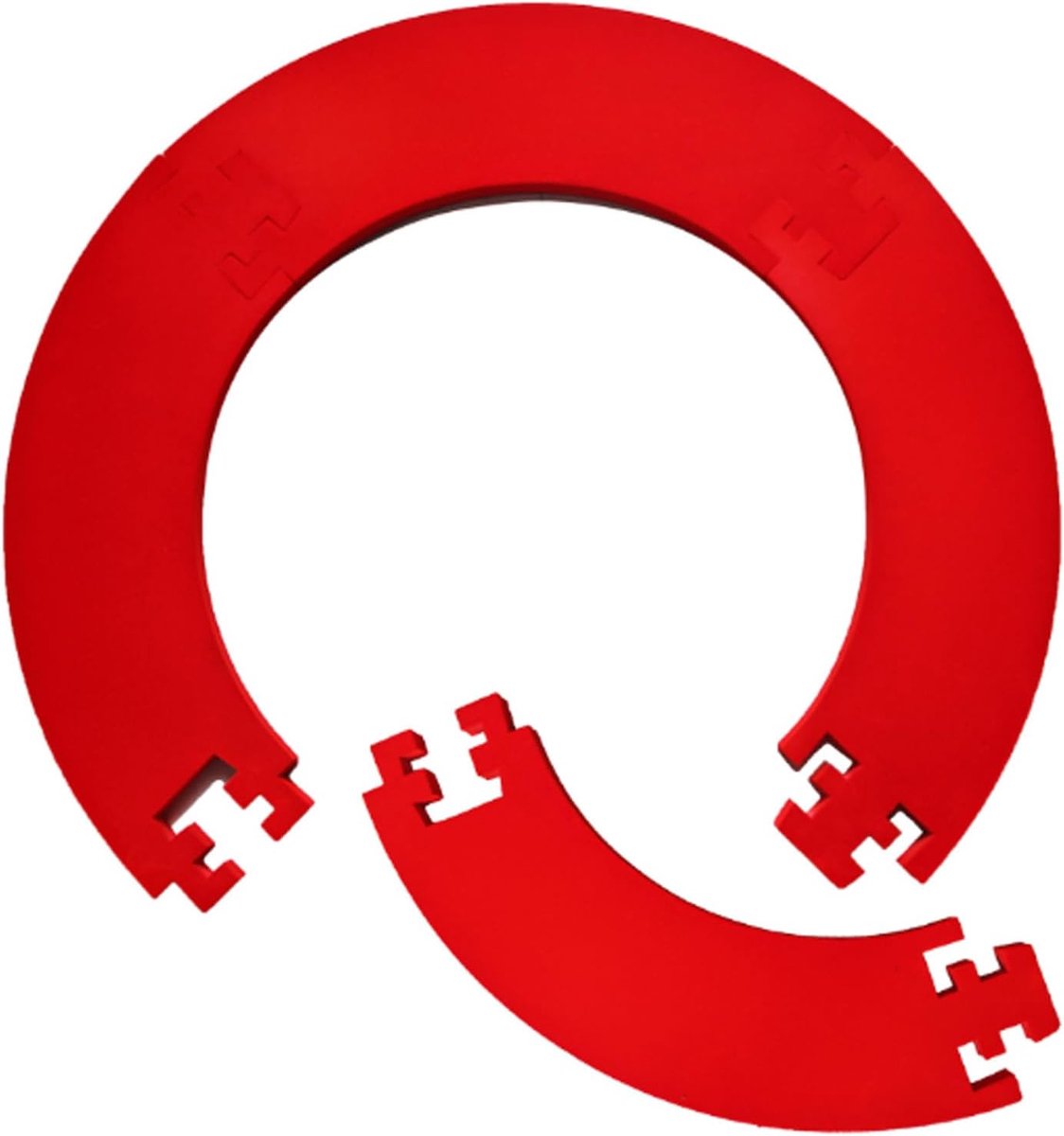 Dartbord Surround - Muurbescherming Ring - Dart Spel Beschermen - Jigsaw Splicing Design - 45 cm Binnendiameter - Zwart