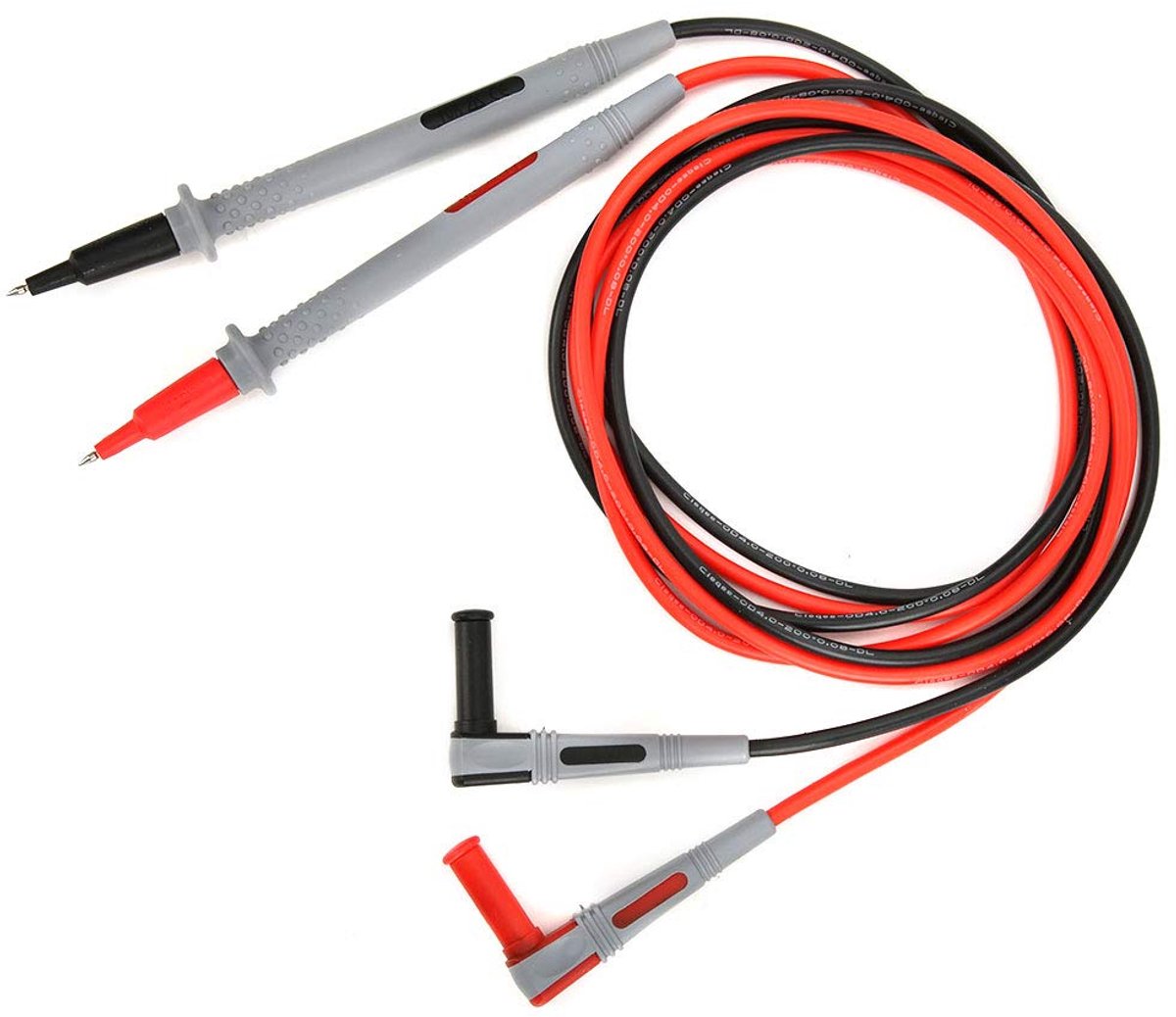 Multimeter Testkabel - Meetkabel Set - Elektronica Testen - Hoge Spanning Compatibel - 1.5 meter - Rood/Zwart