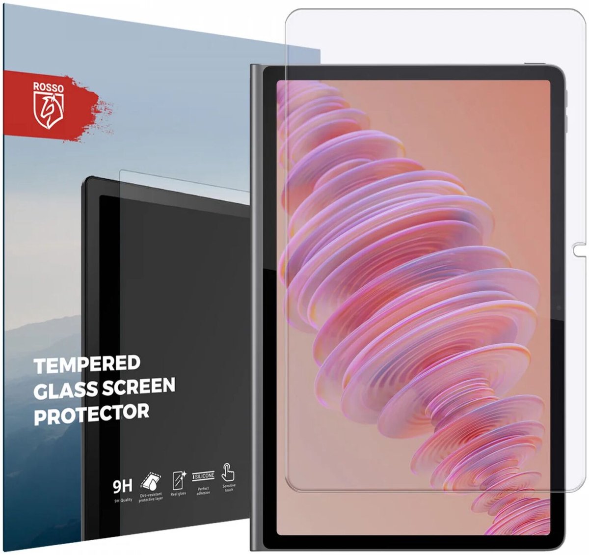 Rosso Screen Protector Geschikt voor Lenovo Tab Plus | Beschermlaag | Glasplaatje | 9H Tempered Glass | Gehard Glas | Beschermglas