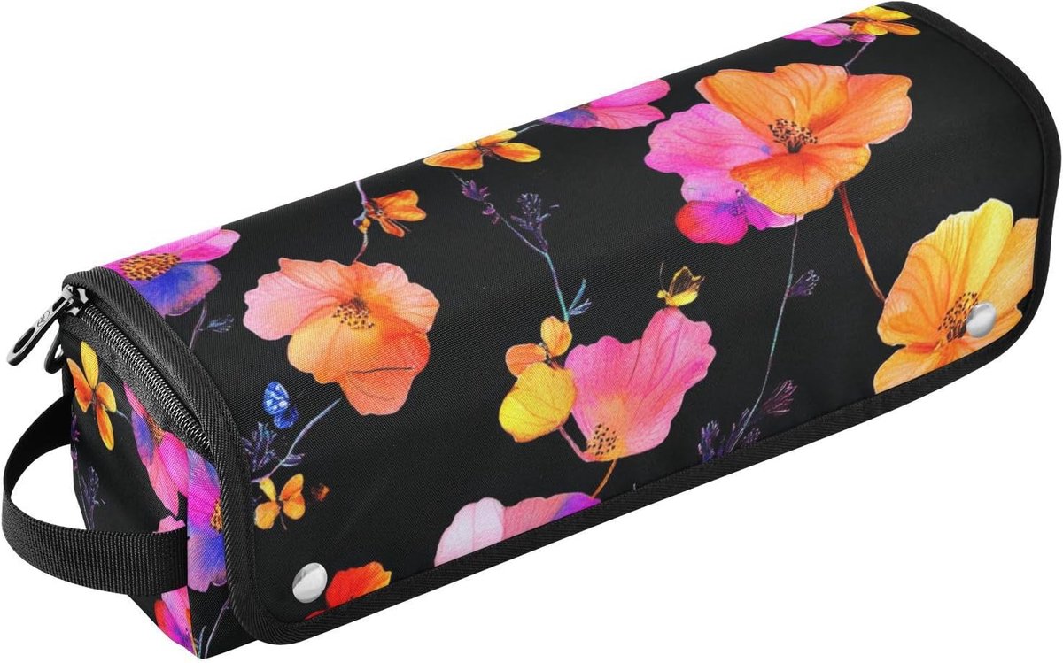 Haargereedschap Reistas - Stijltang Tas - Reizen en Organiseren - Hittebestendige Mat - 145 x 39 inch - Zwart