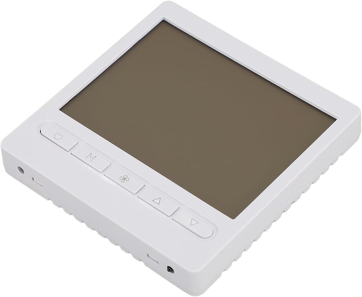 Slimme Thermostaat - Temperatuurregelaar LCD - Comfort Thuis - Programmeerbaar 2-in-1 - 3A 10A - Wit