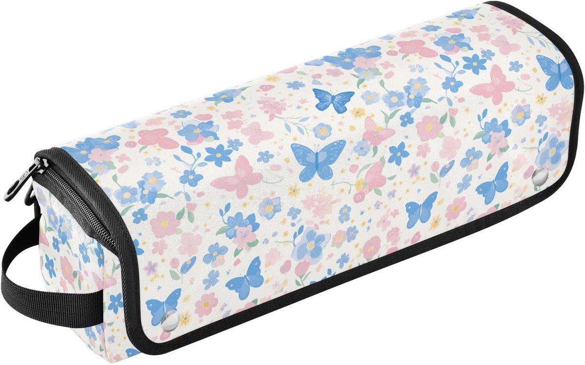 Krultang Opbergtas - Reis Etui Haarstyling - Styling Gereedschap Opbergen - Hittebestendige Mat - 37 x 31.5 x 7.6 cm