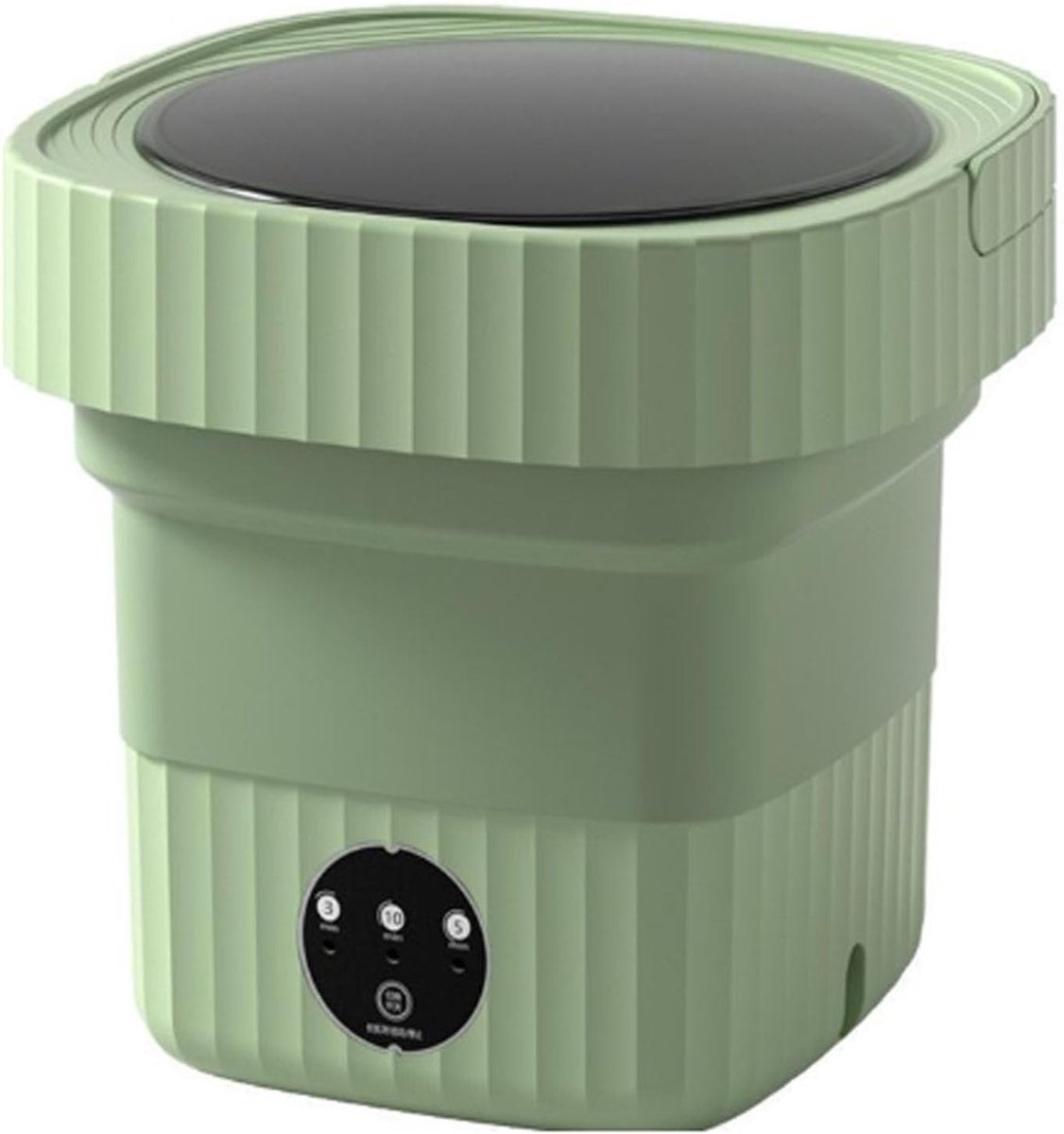 Mini Wasmachine Opvouwbaar Draagbaar Kleine Kleding Wassen Vouwbaar Ontwerp 2 kg Wit