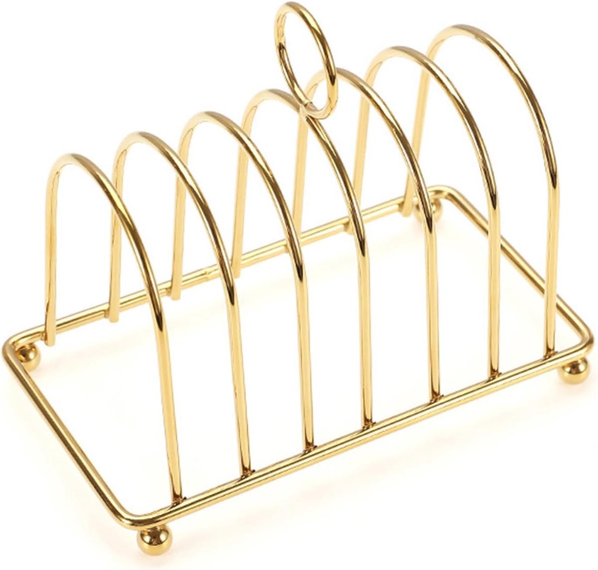 Broodrek - Opbergrek Toastrek - Brood Presenteren - Separate Delen - 14.5cm x 7.8cm x 8cm - Zwart
