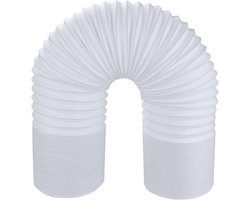 Airco Afvoerslang - Ventilatieslang Mobiel - Ruimte Koelen - Geoptimaliseerde Luchtstroom - 15 Cm Diameter - Wit