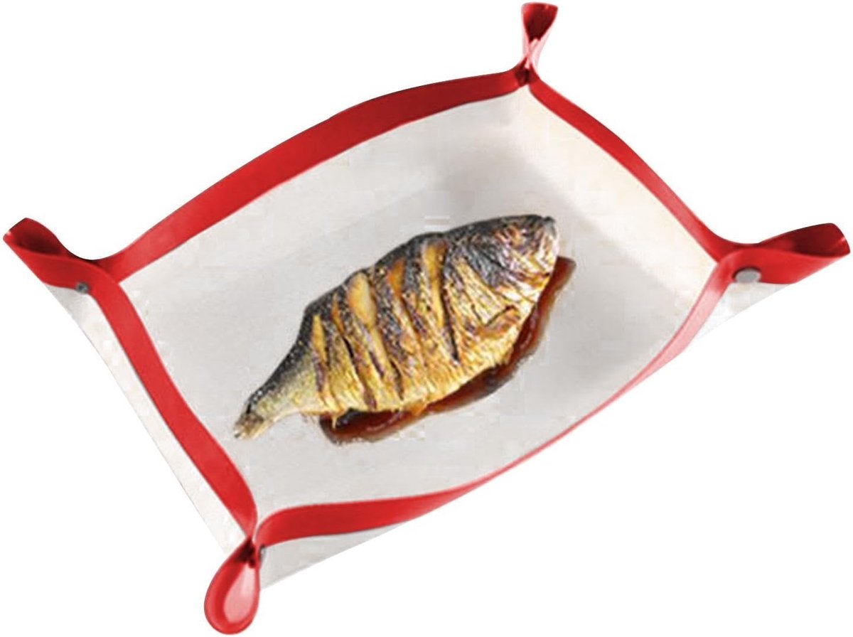 Bakplaat voor Oven Bakmat Rechthoekig Brood en Gebak Maken Niet-slip Randontwerp 41.5 x 24.5 cm