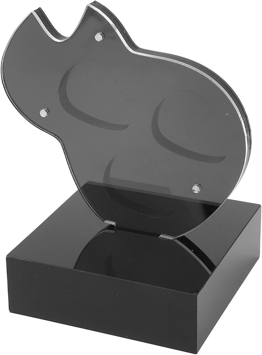 Guitar Pick Display Houder met 3 Slots, Magnetische Aantrekking voor Organisatie van Gitaristen, Perfect voor Verzamelingen en Cadeaus