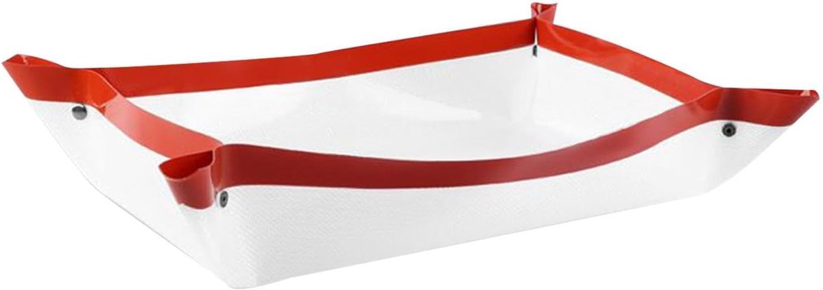 Oven Bakmat Bakplaat Mat Bakken en Braden Antiaanbaklaag 415 x 245 cm Rode rand