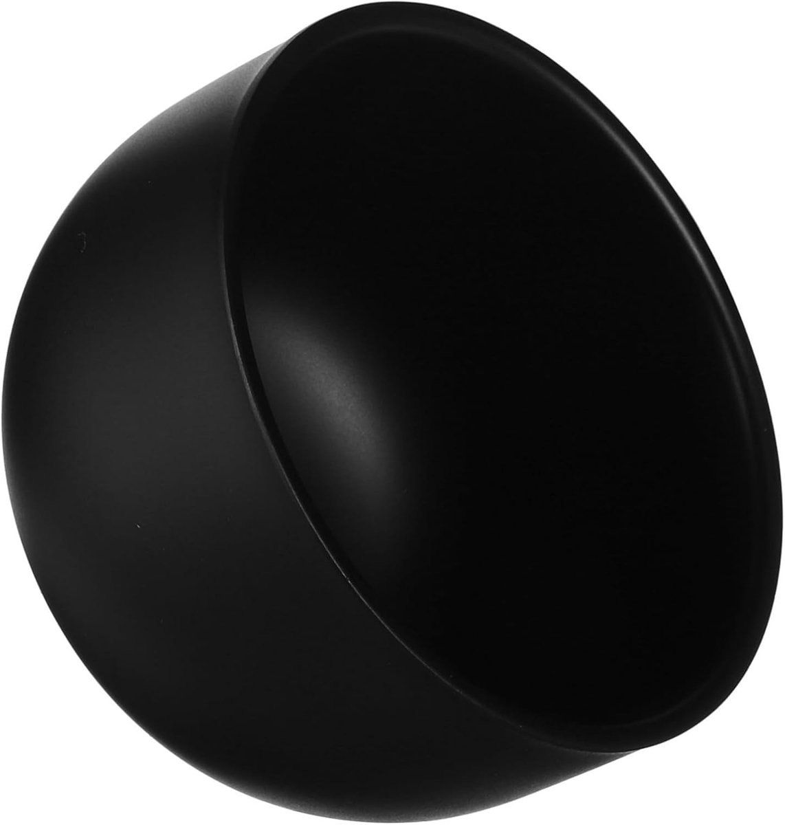 Scheerkom RVS - Scheerbakje Houder - Glad Scheren - Grote Capaciteit - 8.3 cm - Zwart