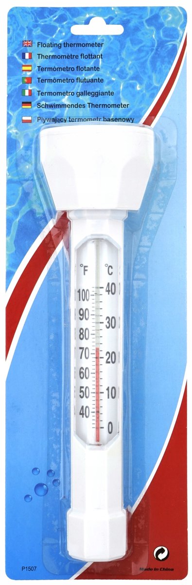 Profast - Zwembadthermometer - Drijvend - 22,5 cm - Lichte Constructie - Waterbestendig