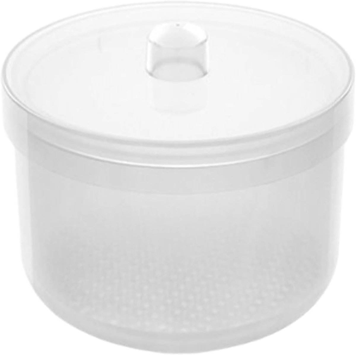 Nagelgereedschap Sterilisator - Reinigingsdoos - Hygiënisch Werken - Hittebestendig Materiaal - 9 x 6.5 cm - Wit