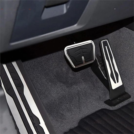 Pedaalhoezen Auto - Gasremvoetsteun Accessoires - Veiliger Rijden - Antislip Oppervlak - 3 Stuks Set - Metaal — afbeelding 2