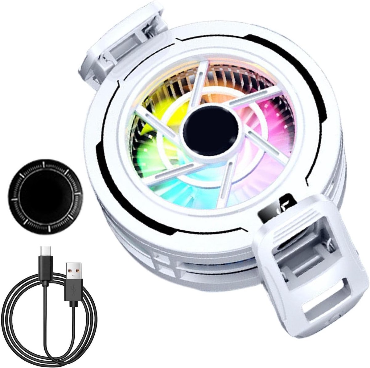 Magnetische Telefoonkoeler - Telefoon Koelapparaat - Mobiele Prestaties Verbeteren - Directe Temperatuurverlaging - 95x8x45cm - Wit