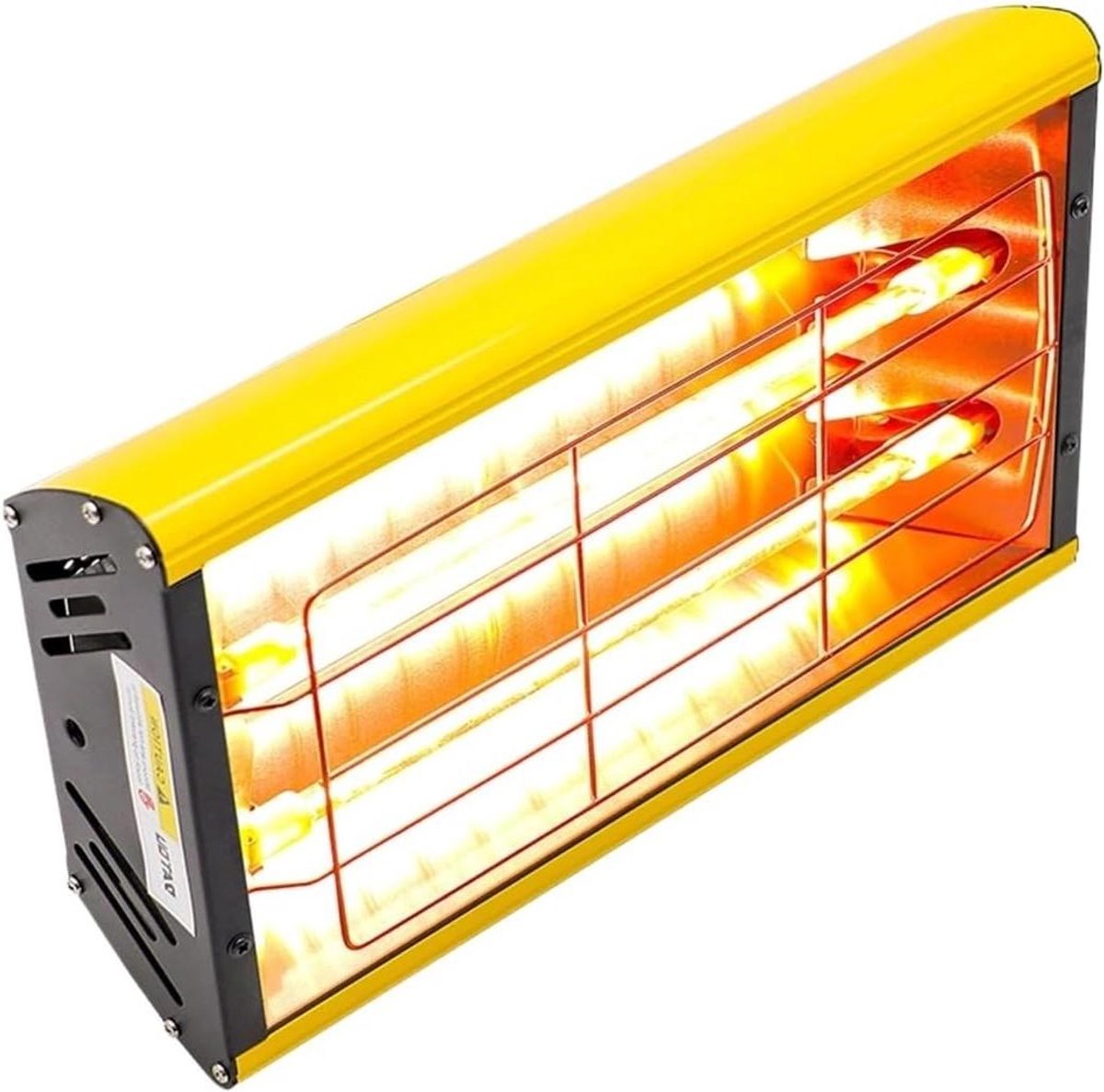 Infrarood Verf Droger - Warmtelamp Lak - Autoschade Herstel - Kortegolf Infrarood - 32 x 20 x 8 cm - Zwart