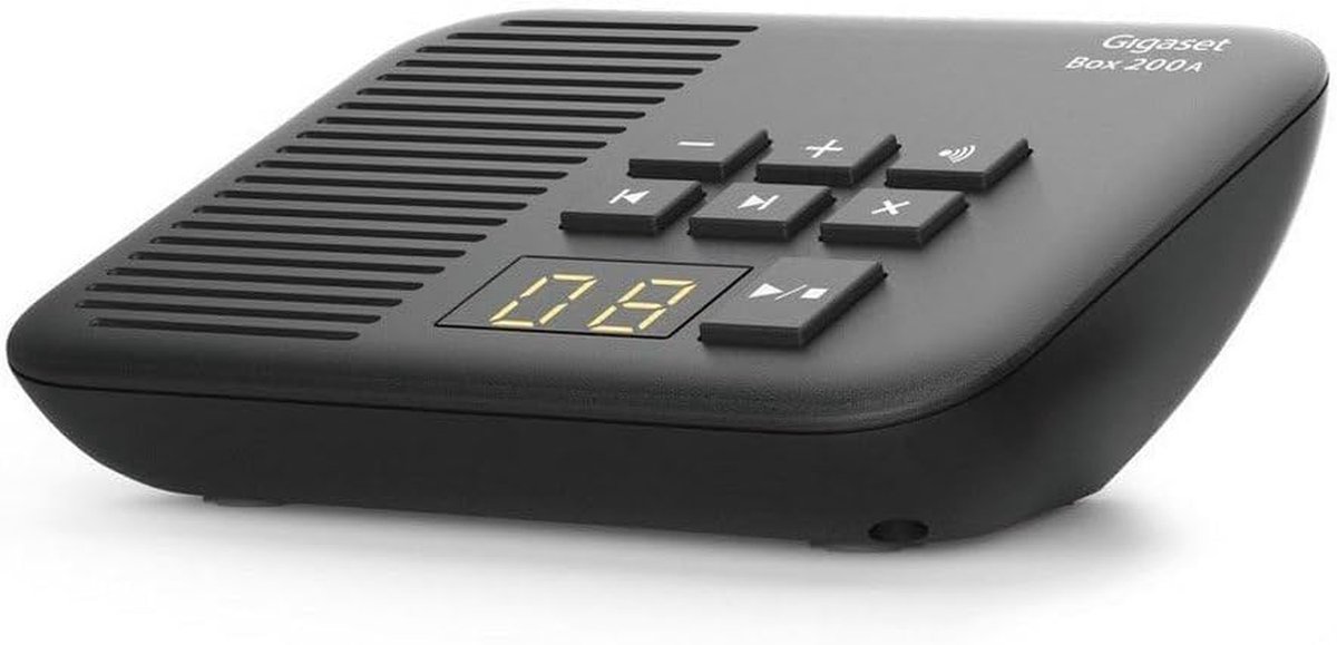 DECT Basisstation - Antwoordapparaat Box - Vaste Telefonie - Ondersteunt 6 Handsets - 300 Meter Bereik - Zwart