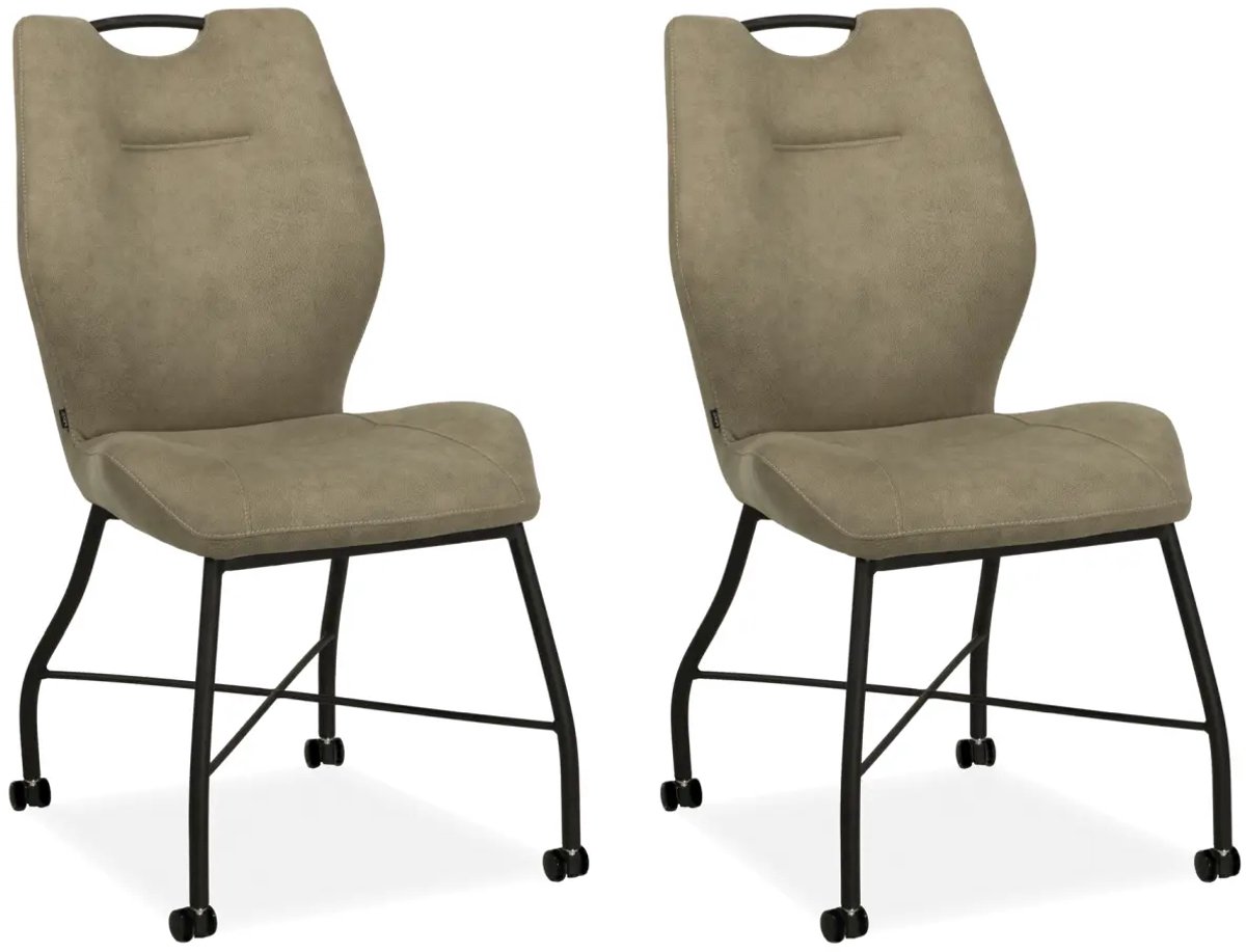 MX Sofa - Eetkamerstoel Nox - Thyme (set van 2 stuks)