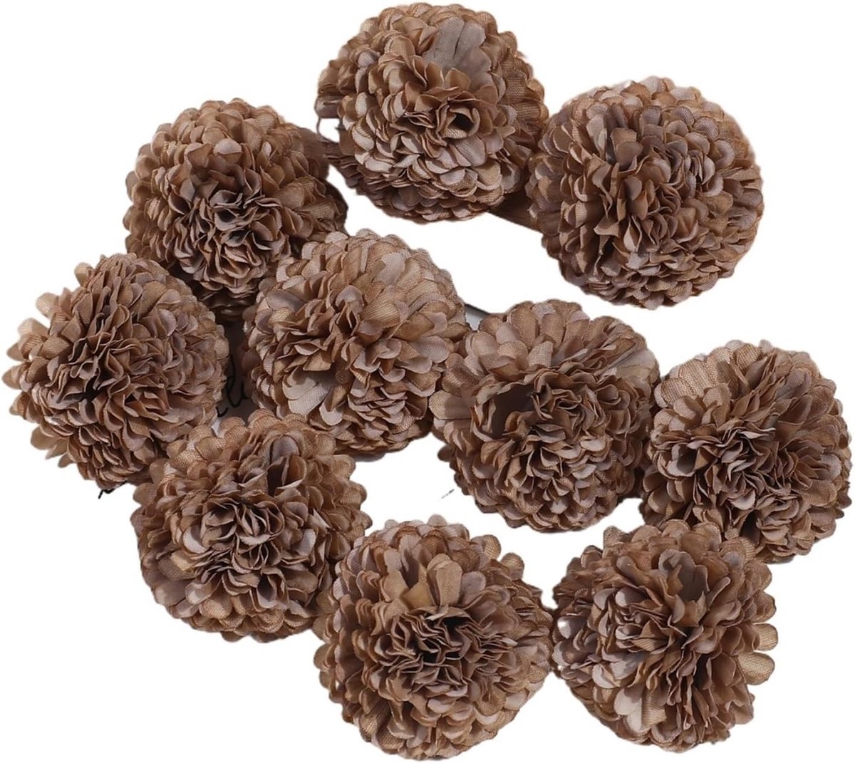 Kunsthortensia Bloemen - Zijde Bloemen - Bruiloft Decoratie - Weelderige Bloemen - 4 cm - 