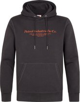 Petrol Industries - Heren Hoodie met print cedarwood - Zwart - Maat XXXL