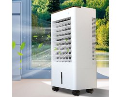 Verdampingskoeler met Display - Draagbare Airco - Ruimte Koelen - Zonder Raam Installatie - 12-Uurs Timer - Mechanisch