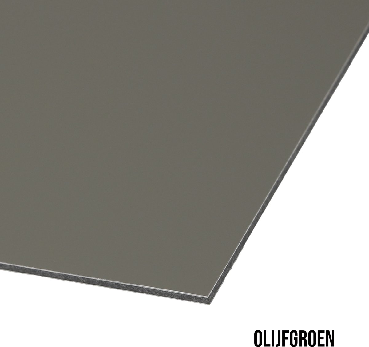 Magnetisch Krijtbord Rond - Olijfgroen - Rond - 60cm - Kamer26