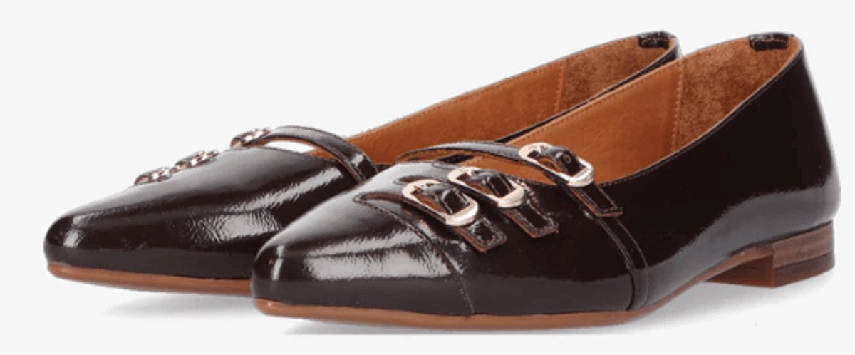Tango Dames Ballerina Duna 5-f | Bruin | Maat: 39