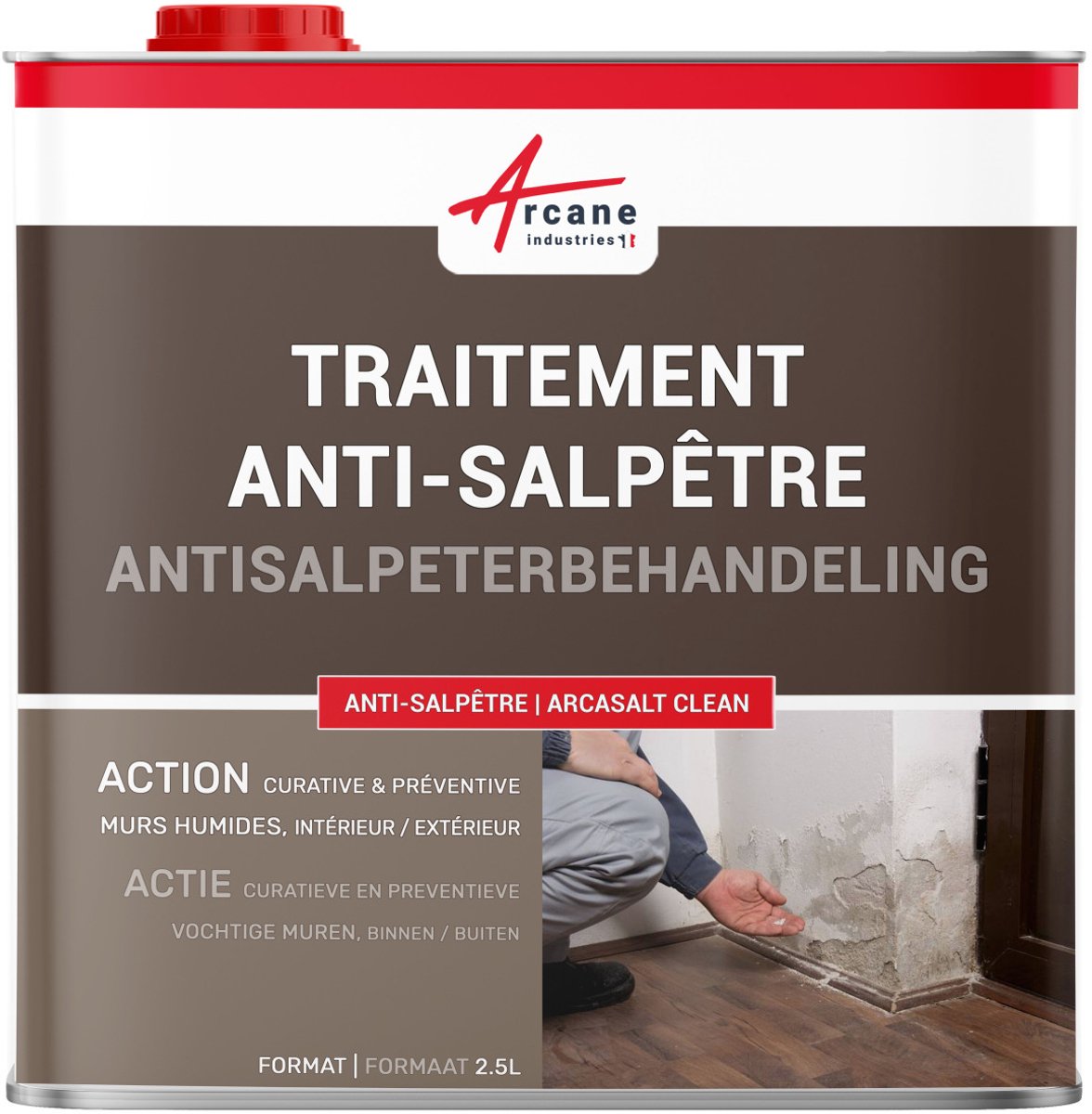 Antisalpeter behandelingsproduct: ARCASALT CLEAN