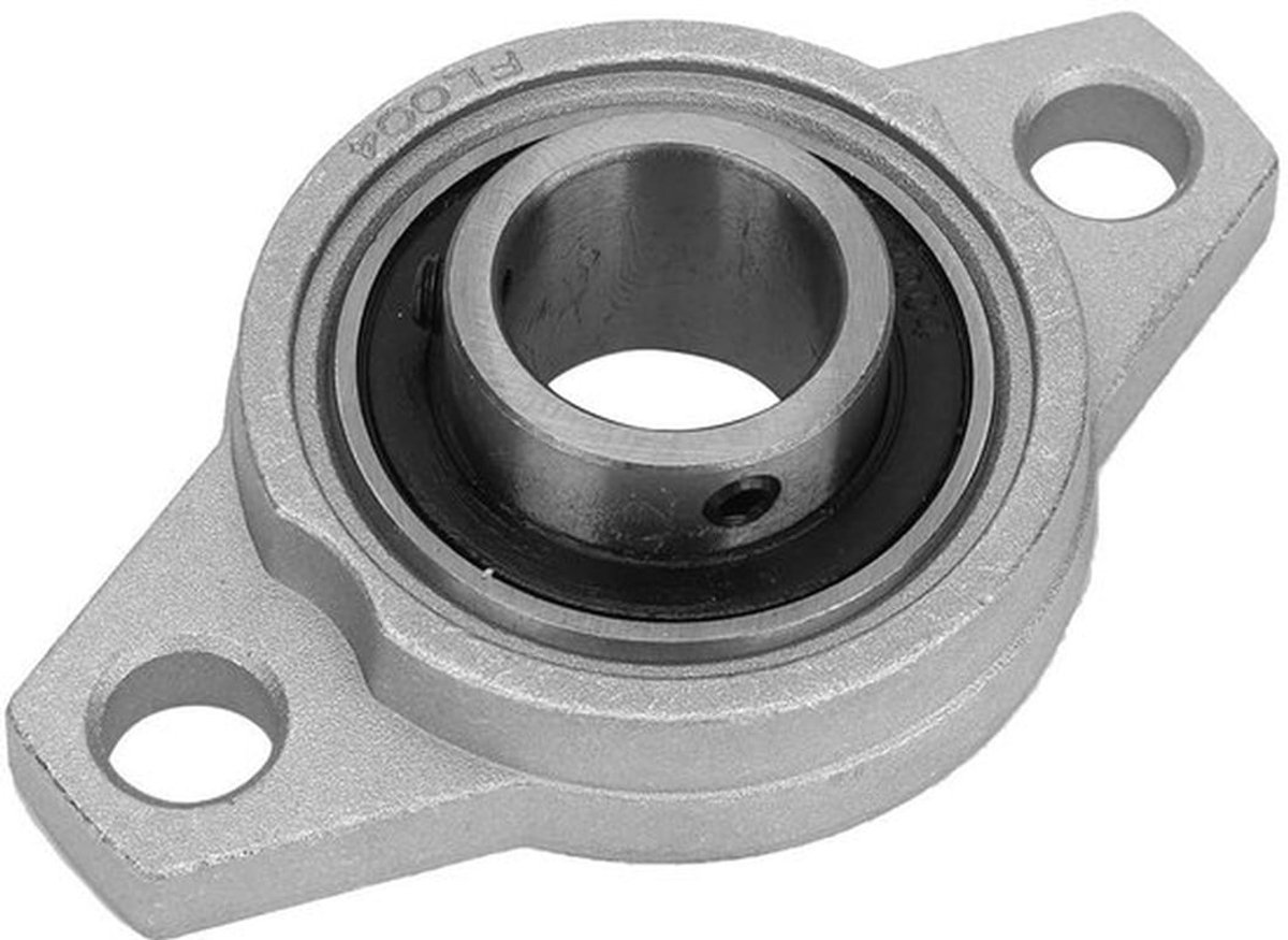 Kussenbloklager 20 Mm - Rhombisch Lager - Zink-Aluminiumlegering - Duurzaam - Geschikt voor Machines - Nieuw