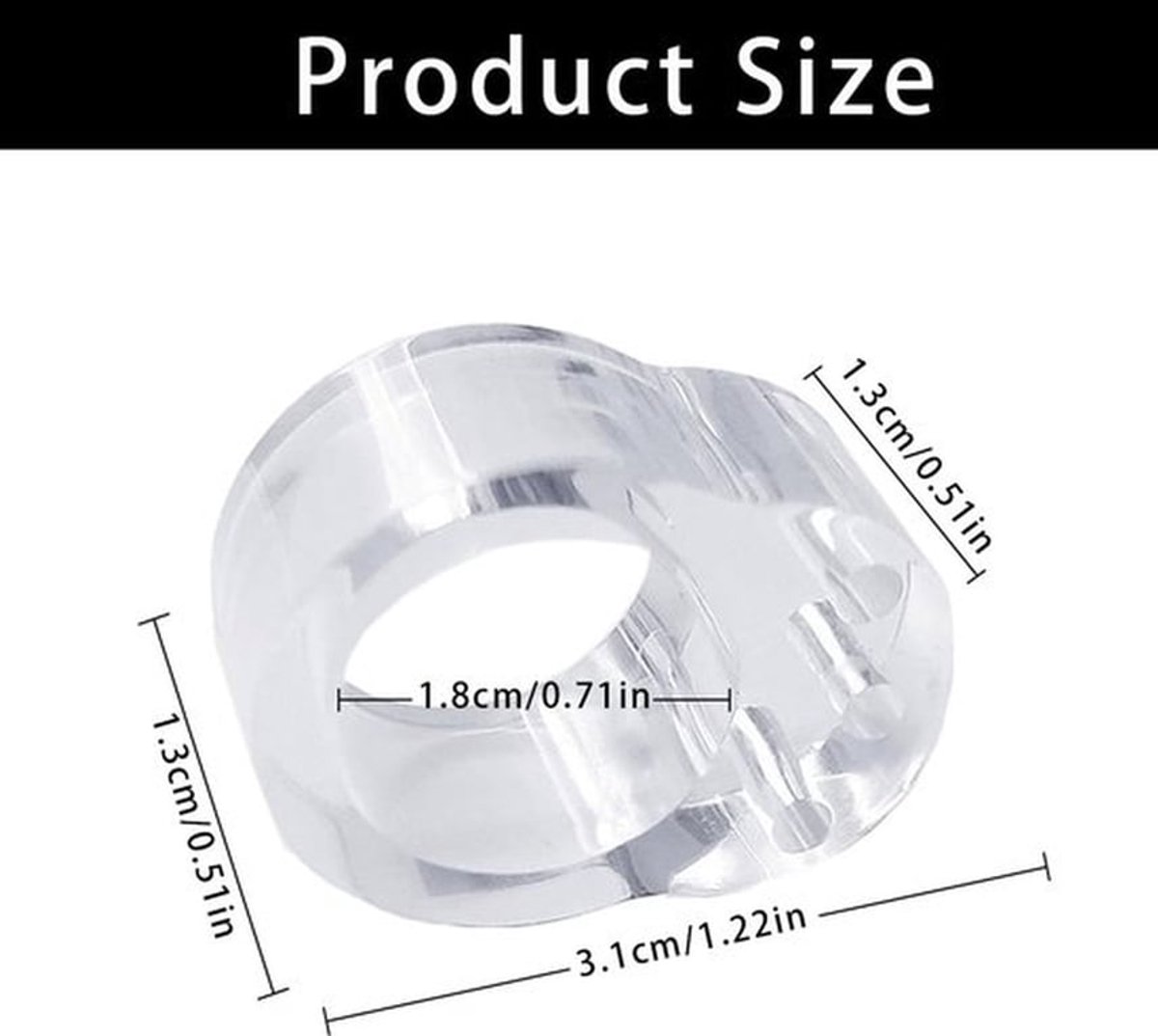 Deurstopper 10 Stuks - Transparant - Silicone - Deurklink Buffer - Bescherming Muren - Geschikt voor Deuren 17-20 mm - Deurbuffer
