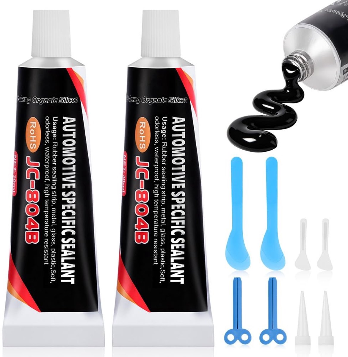 Solidchoice - Set van 2 Watervaste Auto Lijm voor Deuren en Ramen