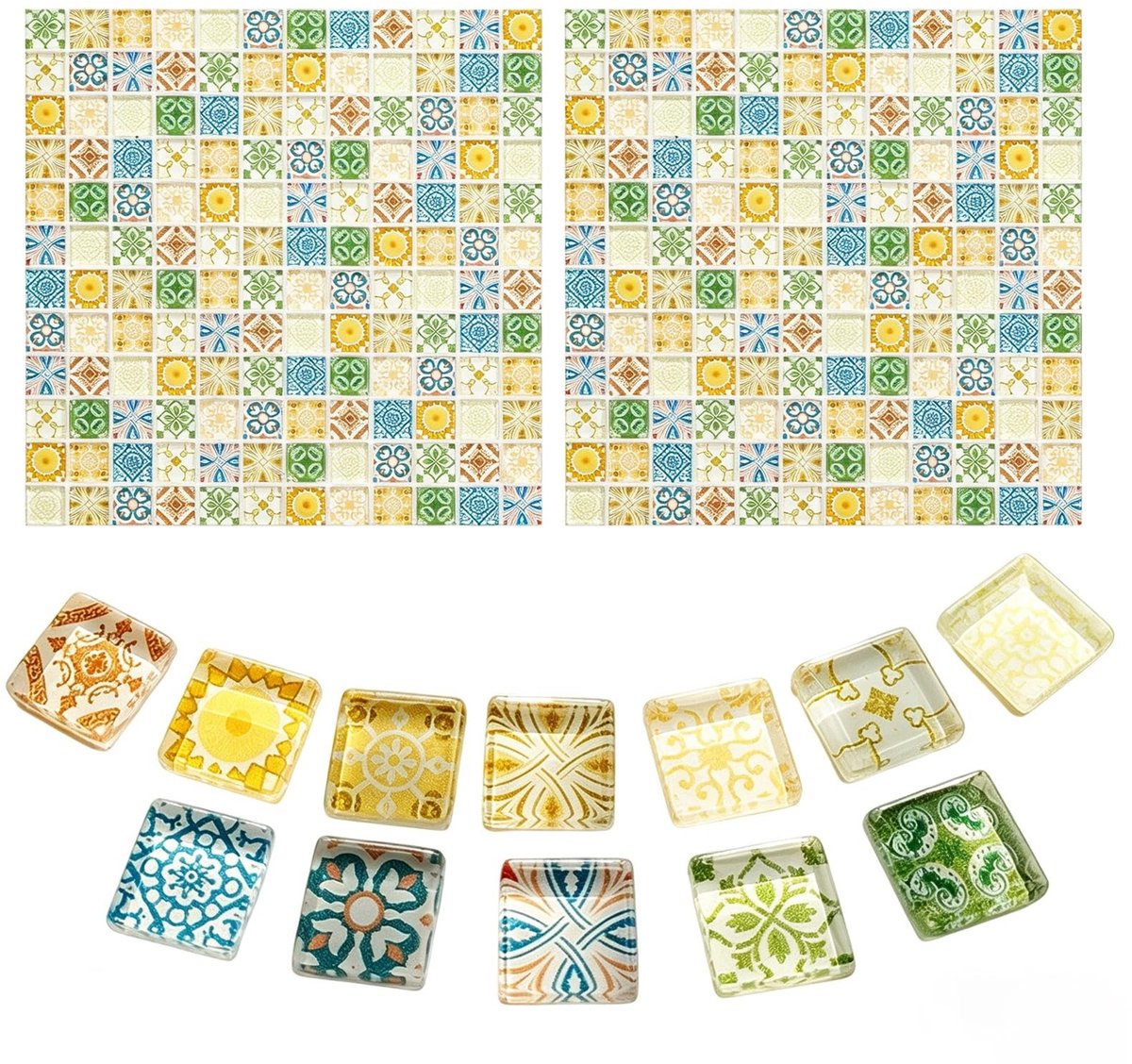 Solidchoice - 162 Stuks Mozaïekstenen voor Creatieve Projecten
