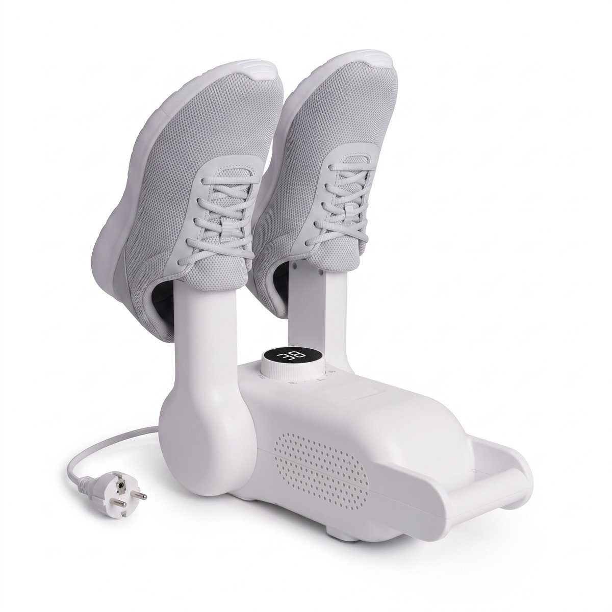 Cheqo® Schoenendroger - Elektrische Schoendroger - Schoenverfrisser - Schoendroger met Timer - Geurvreter voor Schoenen - Schoenverwarmer - Laarzendroger - Skischoendroger - Handschoenendroger - Verstelbare Schoenen Droger voor Sportschoenen