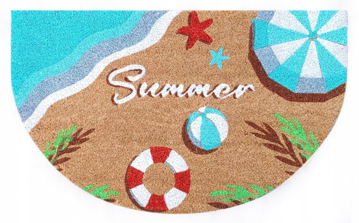 Kokosdeurmat SUMMER - Strand 75x45cm