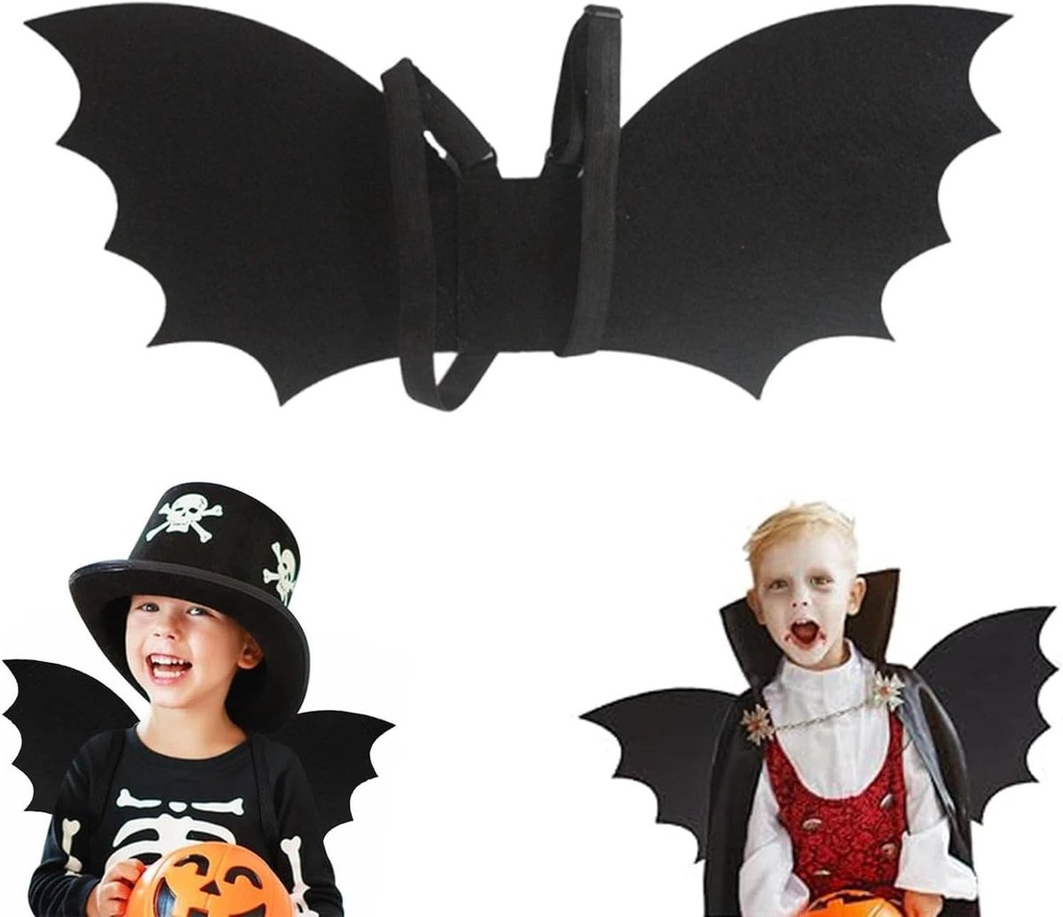 Halloween Kostuum met Vleugels, Decoratieve Cape voor Feestjes en Cosplay, Perfect voor Kinderen en Volwassenen, 48x20 cm