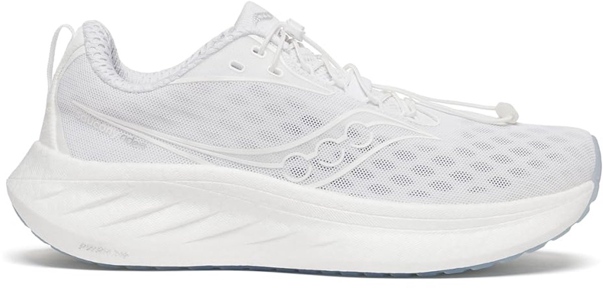 Saucony Ride 18 - Dames Hardloopschoenen - Cool White - EUR 38.5 / US 7.5