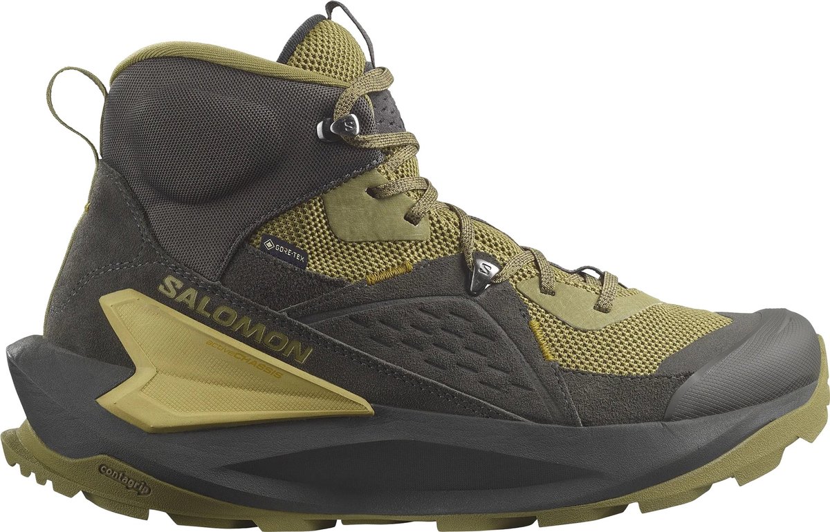 Salomon Elixir Mid GTX - Wandelschoen - Peat/Vintage/Castlero - Maat 44 2/3